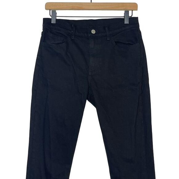 GRLFRND Denim Women's 27 Belluci Logo Spell Out Stirrup Jeans Black - Picture 4 of 9